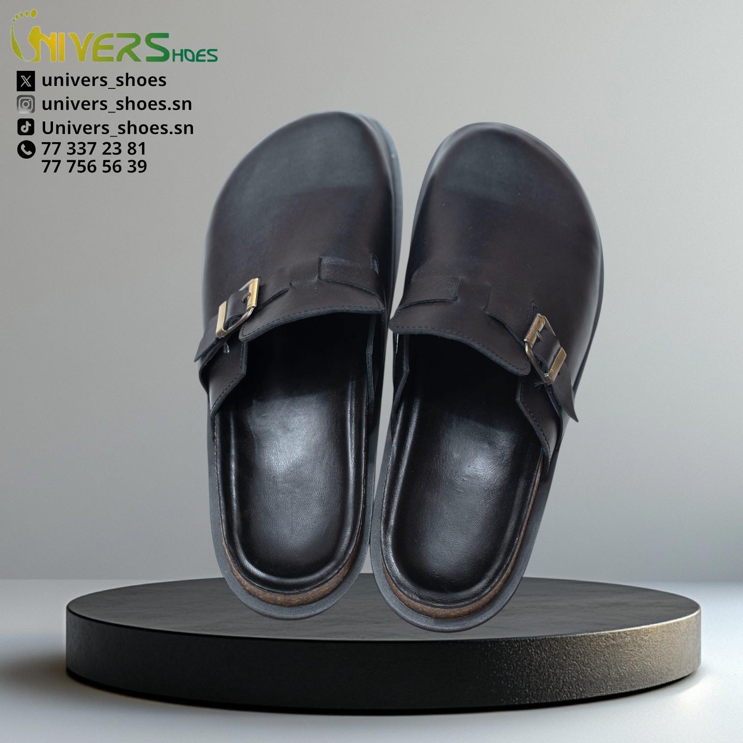 chaussure Mules en cuir